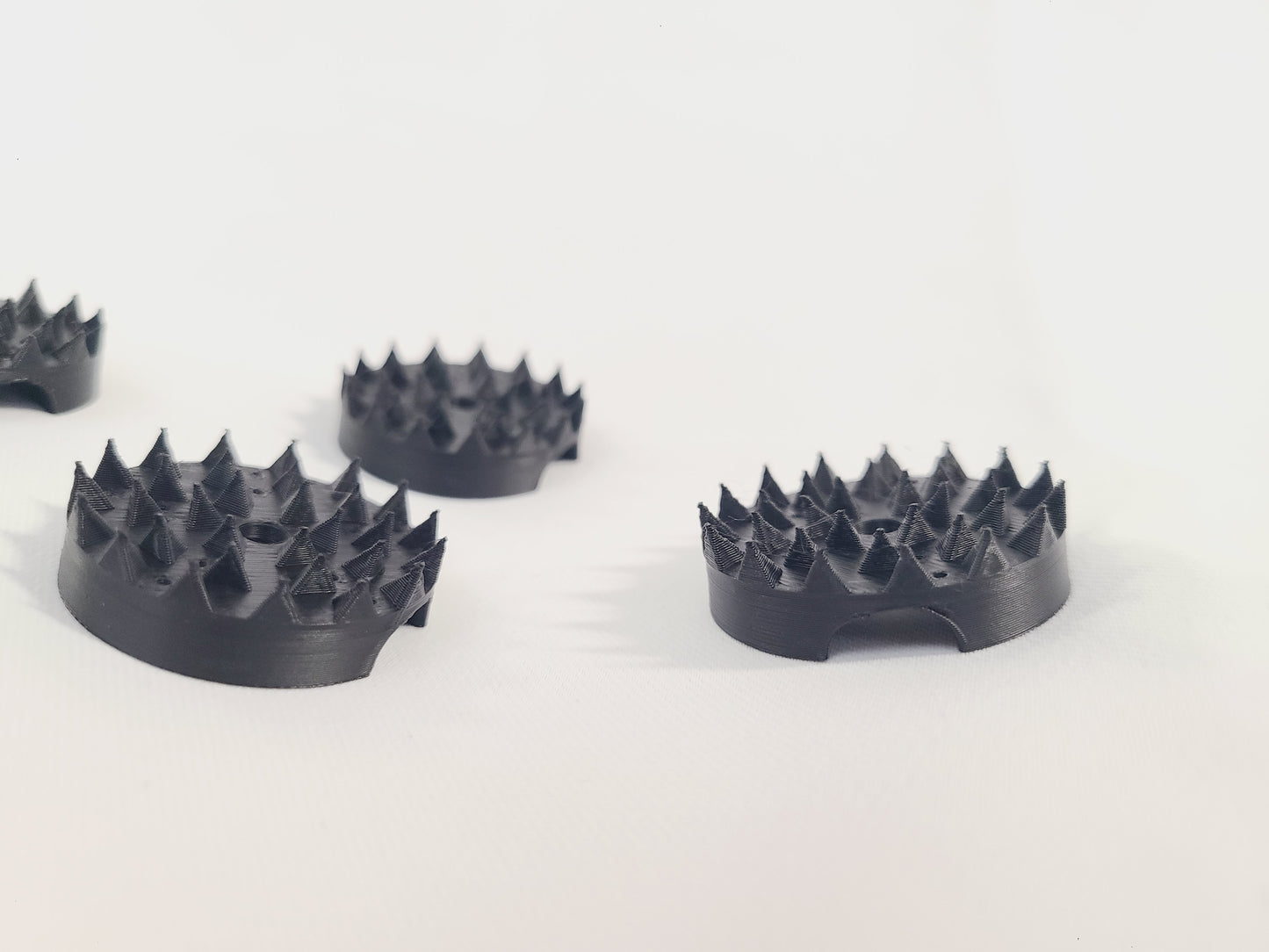 BDSM Rope Spikes: Accupressure Discs with a built-in channel for Shibari