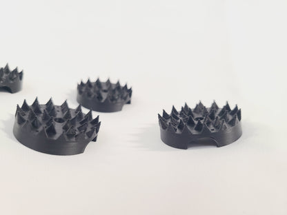 BDSM Rope Spikes: Accupressure Discs with a built-in channel for Shibari