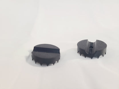 BDSM Rope Spikes: Accupressure Discs with a built-in channel for Shibari