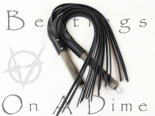 Demon Tail Flogger: Rubber Punishment Whip for Hardcore Masochists