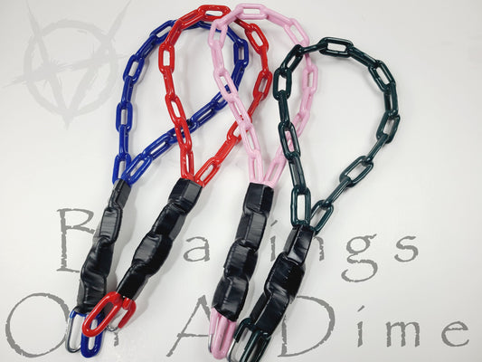 Repurposed Chain Paddle: Rubber coated and available in multiple colors